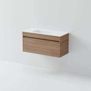 Luxe 900 Slim Wall Hung Vanity | 1 Drawer