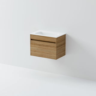 Luxe 600 Slim Wall Hung Vanity | 1 Drawer