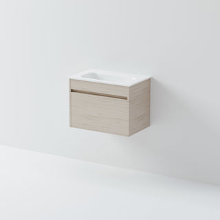Luxe 600 Slim Wall Hung Vanity | 1 Drawer