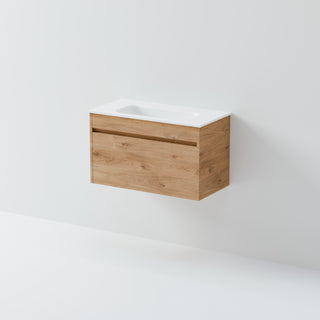 Luxe 750 Slim Wall Hung Vanity | 1 Drawer
