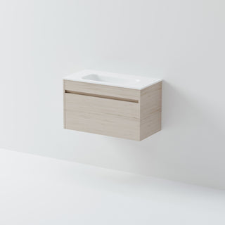 Luxe 750 Slim Wall Hung Vanity | 1 Drawer