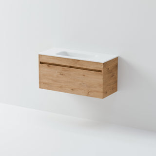 Luxe 900 Slim Wall Hung Vanity | 1 Drawer