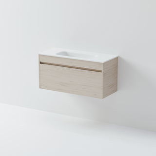 Luxe 900 Slim Wall Hung Vanity | 1 Drawer