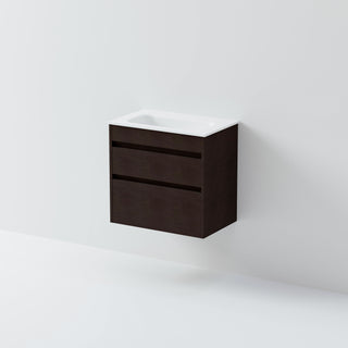 Luxe 600 Slim Wall Hung Vanity |  2 Drawer