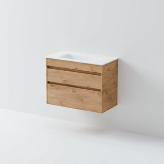Luxe 750 Slim Wall Hung Vanity |  2 Drawer