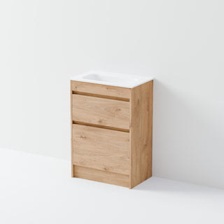 code-interiors-luxe-slim-600-floorstanding-vanity-devon-oak-timberland-colour-swatch
