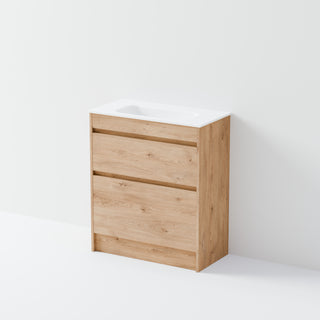 code-interiors-luxe-slim-750-floorstanding-vanity-devon-oak-timberland-colour-swatch
