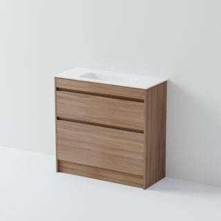 Luxe 900 Slim Floorstanding Vanity | 2 Drawer
