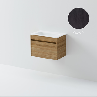 Luxe 600 Slim Wall Hung Vanity | 1 Drawer