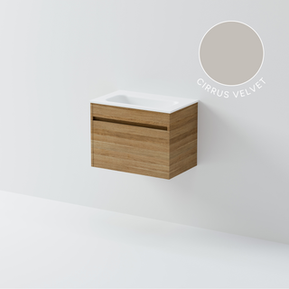 Luxe 600 Slim Wall Hung Vanity | 1 Drawer
