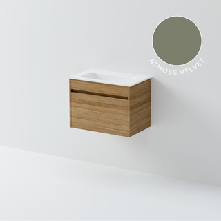 Luxe 600 Slim Wall Hung Vanity | 1 Drawer
