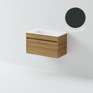 Luxe 750 Slim Wall Hung Vanity | 1 Drawer