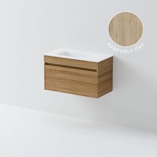 Luxe 750 Slim Wall Hung Vanity | 1 Drawer