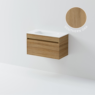 Luxe 750 Slim Wall Hung Vanity | 1 Drawer