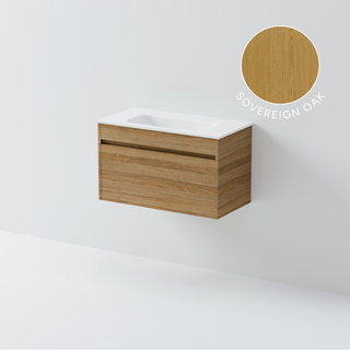 Luxe 750 Slim Wall Hung Vanity | 1 Drawer