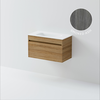 Luxe 750 Slim Wall Hung Vanity | 1 Drawer
