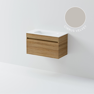 Luxe 750 Slim Wall Hung Vanity | 1 Drawer