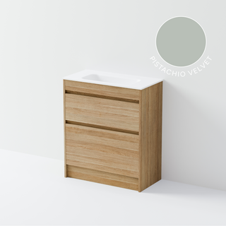 code-interiors-luxe-slim-750-floorstanding-vanity-pistachio-velvet-colour-swatch

