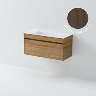 Luxe 900 Slim Wall Hung Vanity | 1 Drawer