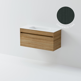 Luxe 900 Slim Wall Hung Vanity | 1 Drawer