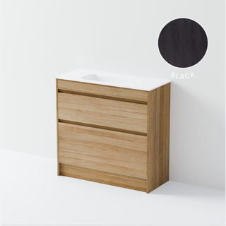 code-interiors-luxe-slim-900-floorstanding-vanity-black-timberland-colour-swatch

