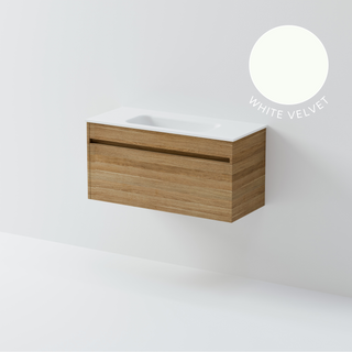 Luxe 900 Slim Wall Hung Vanity | 1 Drawer
