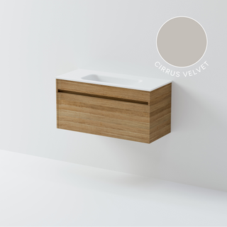 Luxe 900 Slim Wall Hung Vanity | 1 Drawer
