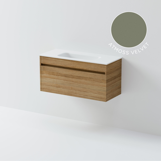 Luxe 900 Slim Wall Hung Vanity | 1 Drawer