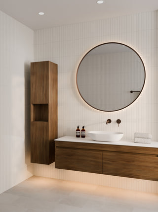 Luxe Tall Bathroom Storage Cabinet