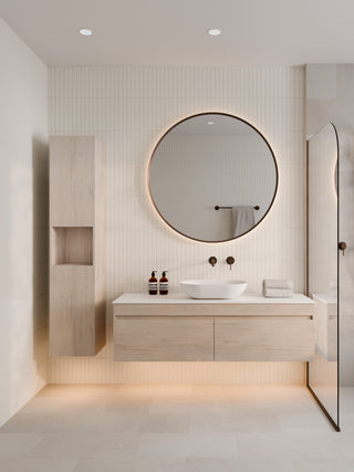 Luxe Tall Bathroom Storage Cabinet