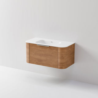 Nature 1000 Vanity | Inset Basin & Pillar Drawer Front