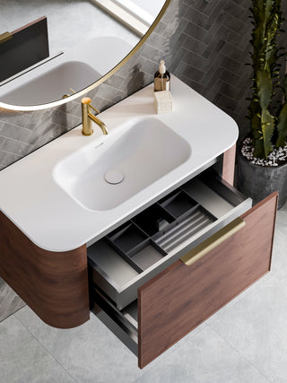 Nature 1000 Vanity | Inset Basin & Axel Drawer Front