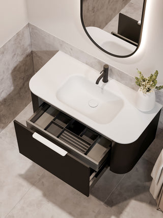 Nature 1000 Vanity | Inset Basin & Orchard Drawer Front