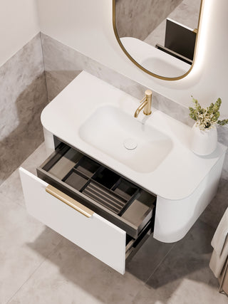 Nature 1000 Vanity | Inset Basin & Orchard Drawer Front