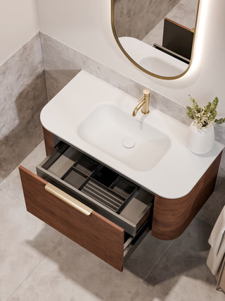 Nature 1000 Vanity | Inset Basin & Orchard Drawer Front