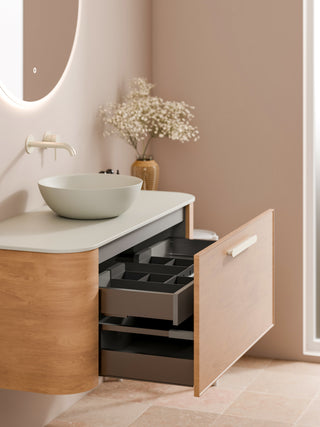 Nature 1200 Vanity | Inset Basin & Axel Drawer Front