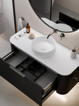 Nature 1200 Vanity | Inset Basin & Orchard Drawer Front