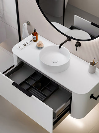 Nature 1200 Vanity | Inset Basin & Orchard Drawer Front