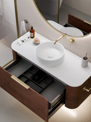 Nature 1200 Vanity | Inset Basin & Orchard Drawer Front