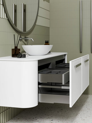 Nature 1500 Vanity | Inset Basin & Axel Drawer Front