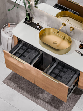 Nature 1500 Vanity | Inset Basin & Orchard Drawer Front