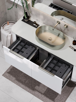 Nature 1500 Vanity | Inset Basin & Orchard Drawer Front