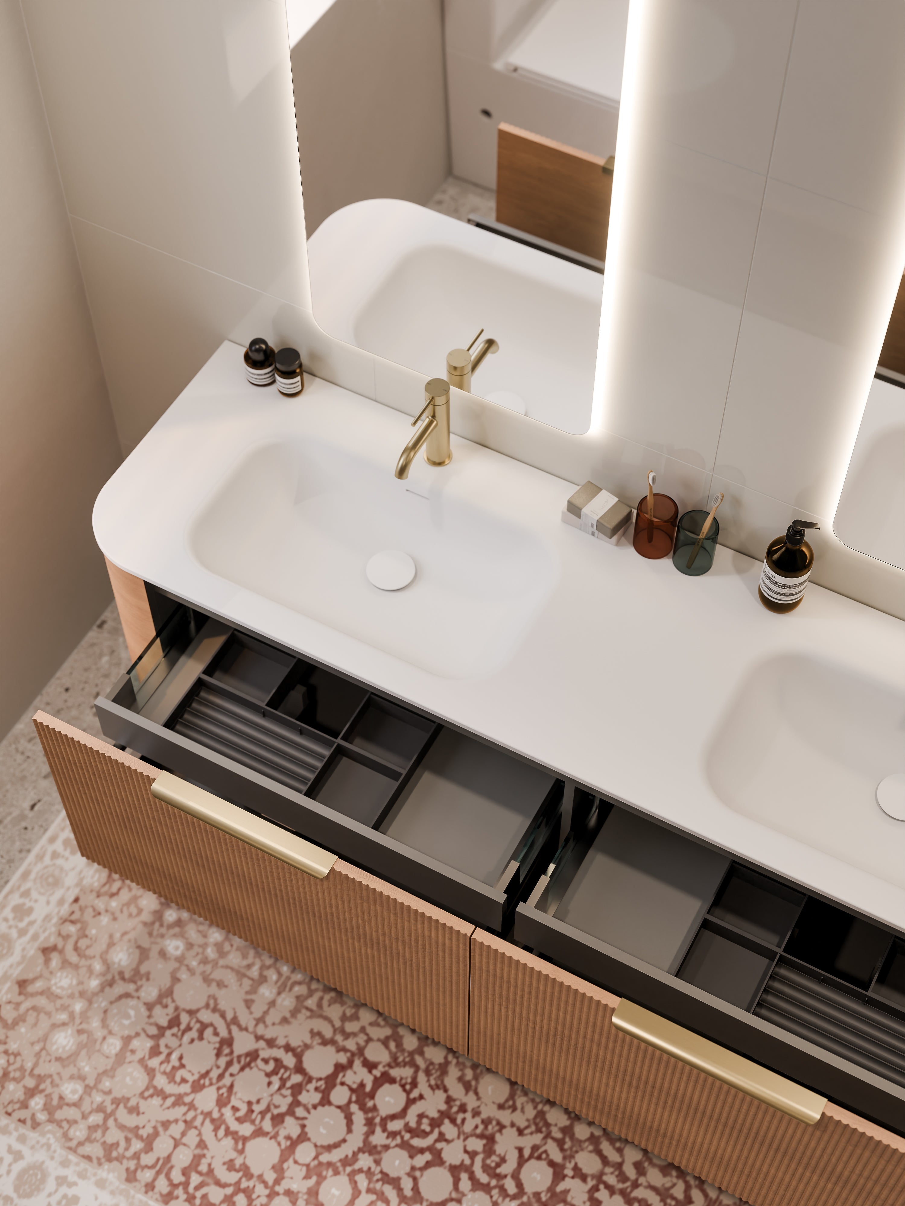 NATURE 1800 PILLAR VANITY RANGE