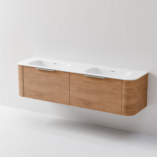 Nature 1800 Vanity | Double Inset Basin & Orchard Drawer Front