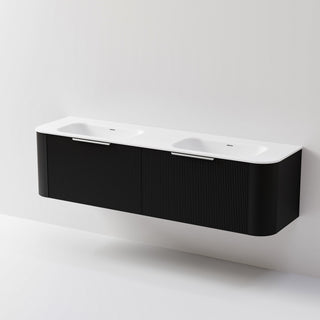 Nature 1800 Vanity | Double Inset Basin & Pillar Drawer Front