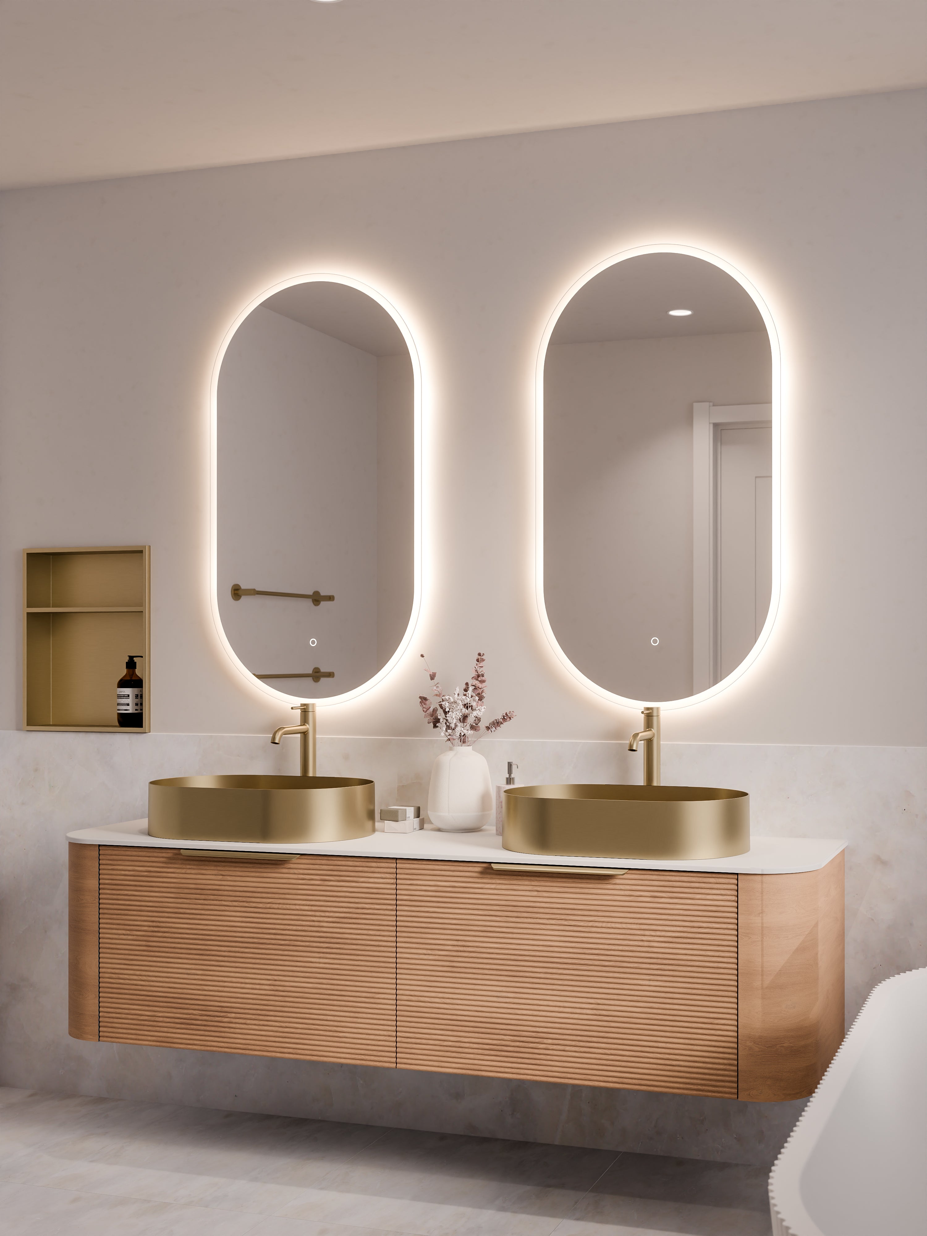 NATURE 1800 ORCHARD VANITY RANGE - FLAT SLAB TOP