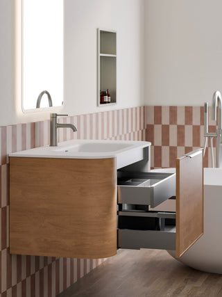 Nature 900 Vanity | Inset Basin & Axel Drawer Front