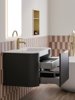 Nature 900 Vanity | Inset Basin & Axel Drawer Front