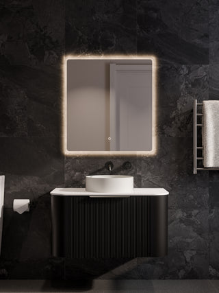 code-nature-900-pillar-vanity-range-matte-black-one-drawer