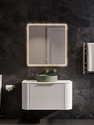 code-nature-900-pillar-vanity-range-matte-white-one-drawer